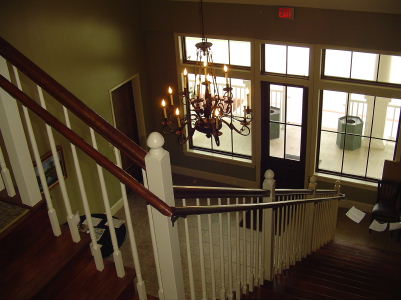 MC front door view from upstairs
