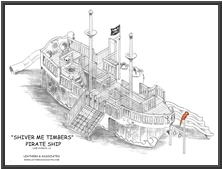 Shiver Me Timbers Pirate Ship
