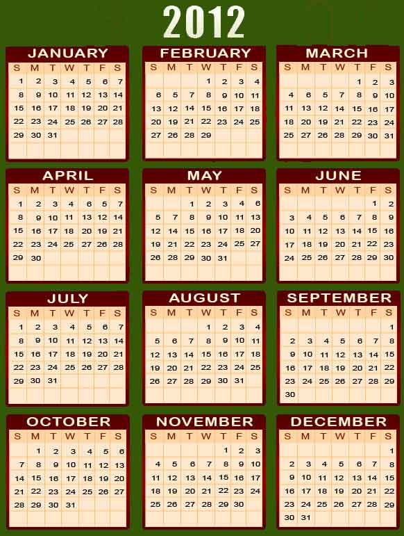 2012 City Council Meeting Schedule