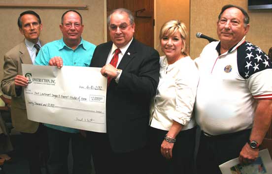 R&R Construction Donation Photo