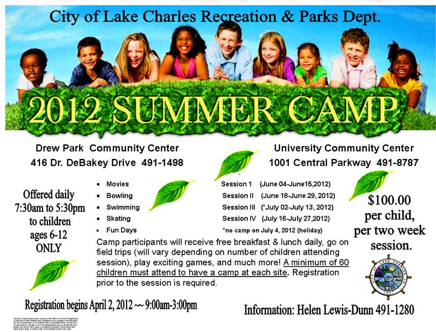 City of Lake Charles, Louisiana / Website Tools 2012 Summer Camp