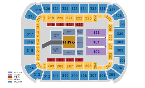 Arena floor plan 