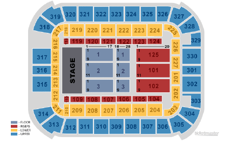 Concert Floor Plan 