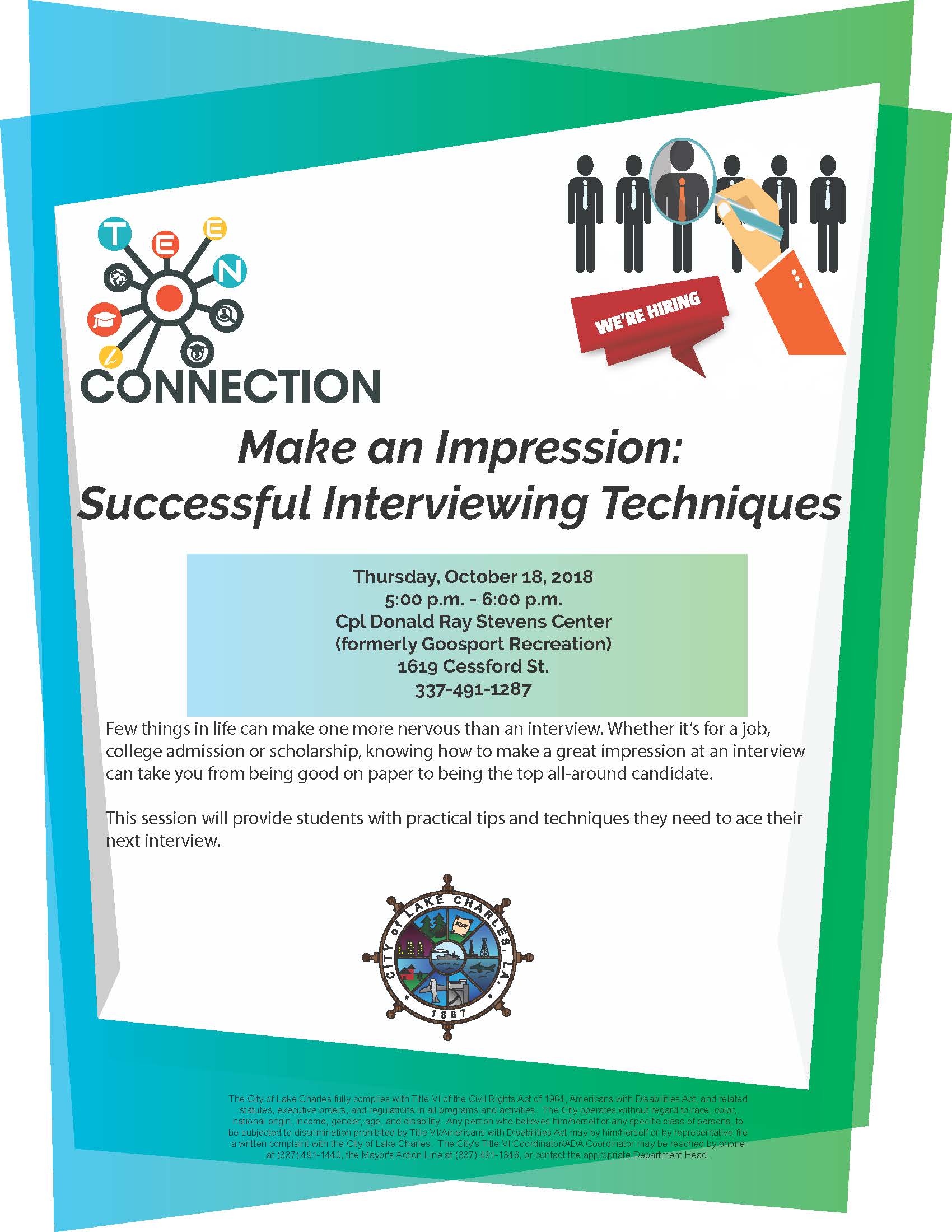 Teen Connection Oct 18